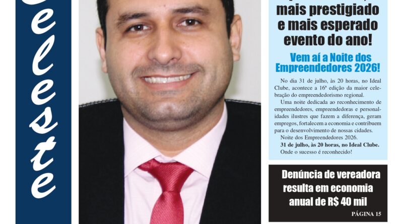 Confira a nova edição do Jornal O Celeste