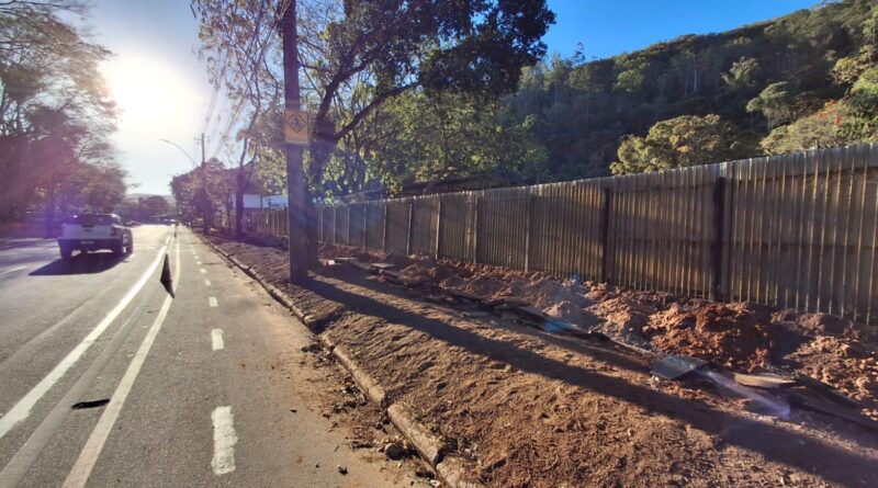 DAE realiza intervenção na pista de caminhada da avenida Wilson Alvarenga antes de obra de revitalização