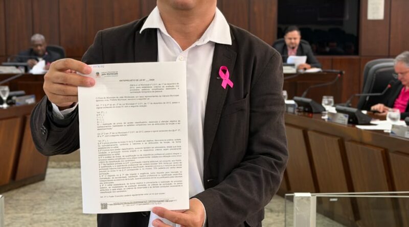Bruno Cabeção quer reduzir barreiras ao primeiro emprego nos processos seletivos de João Monlevade